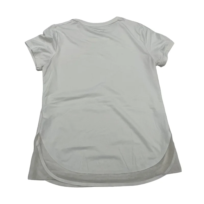 Cozy Vibes WHITE ATHLETIC TOP SS by ATHLETIC WORKS Size:S