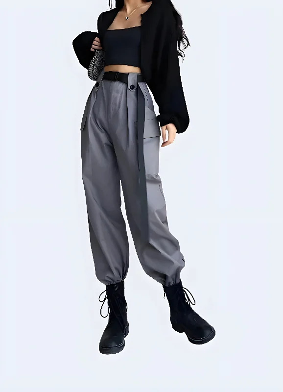 Trendy Wear Womens Grey Jogger Sweatpants
