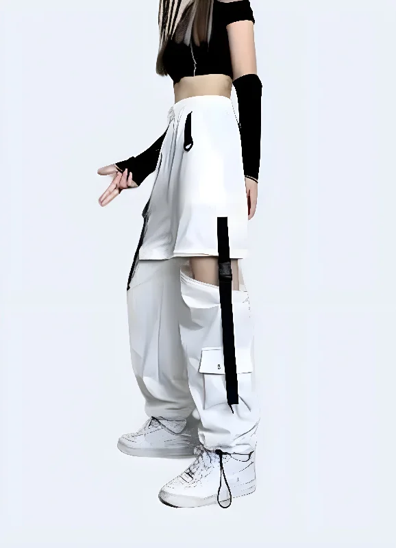 Chic Outfits Womens White Cargo Pants