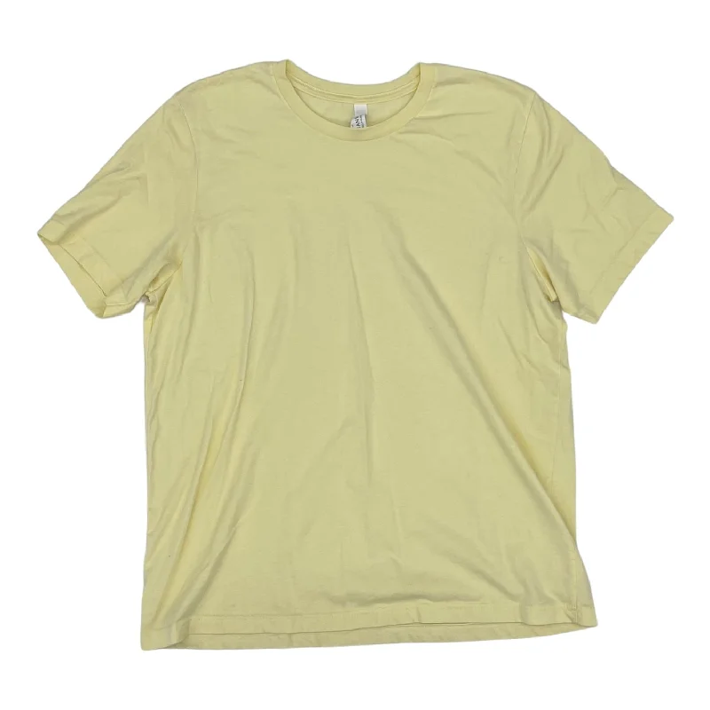 Celebrity Style YELLOW TOP SS BASIC by BELLA + CANVAS Size:XL
