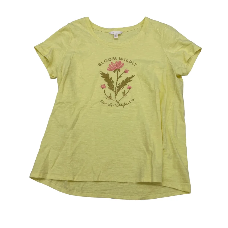 Comfy Dress YELLOW TOP SS by LC LAUREN CONRAD Size:XL