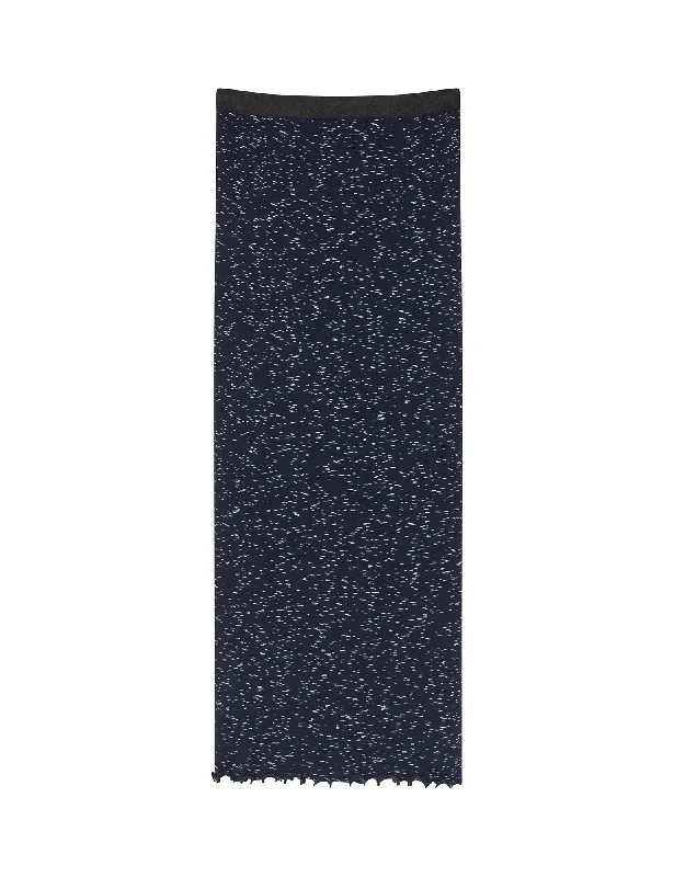 Elegant Design 2x2 Cotton Space Maxine Skirt, Multi Midnight