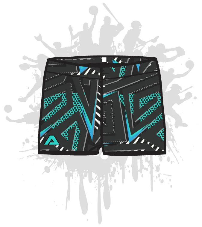 Comfortable Lifestyle Abstract Geo Women's Compression Shorts