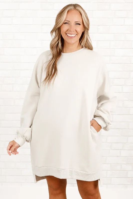 Fashion Comfort Always In Style Tunic, Bone