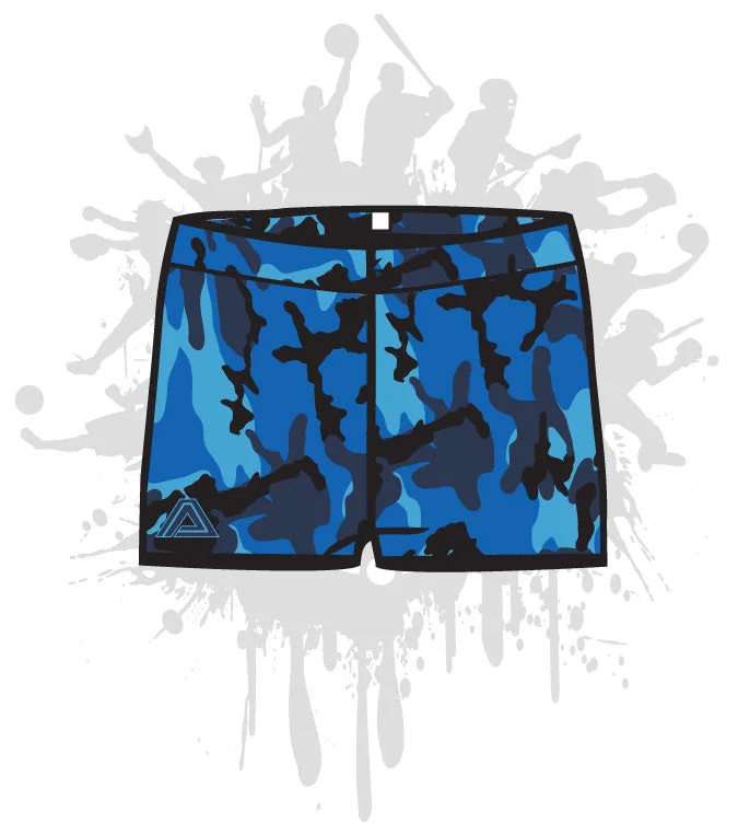Comfortable Fitwear Camo Women's Compression Shorts