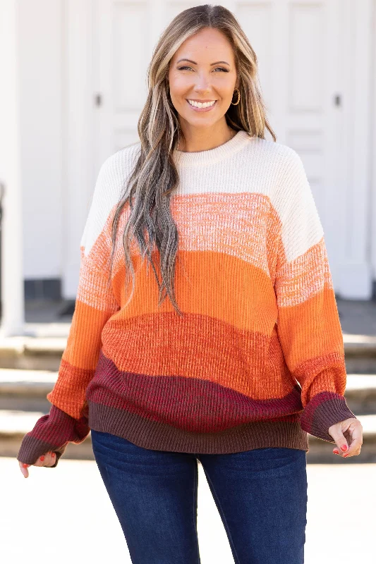 Smart Comfort Wear Charming Charlie Sweater, Rust