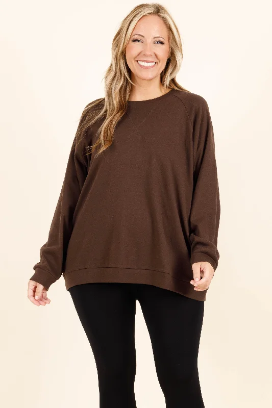 Comfy Pants Covered In You Pullover, Americano
