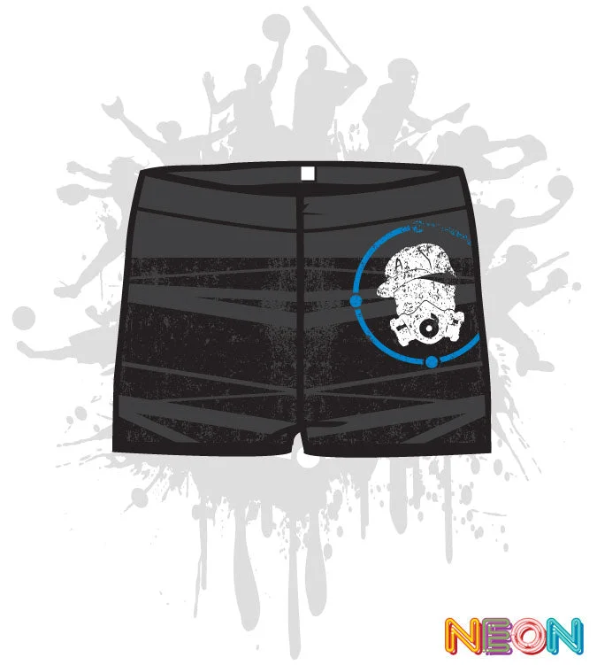 Everyday Outfits Distressed Women's Compression Shorts