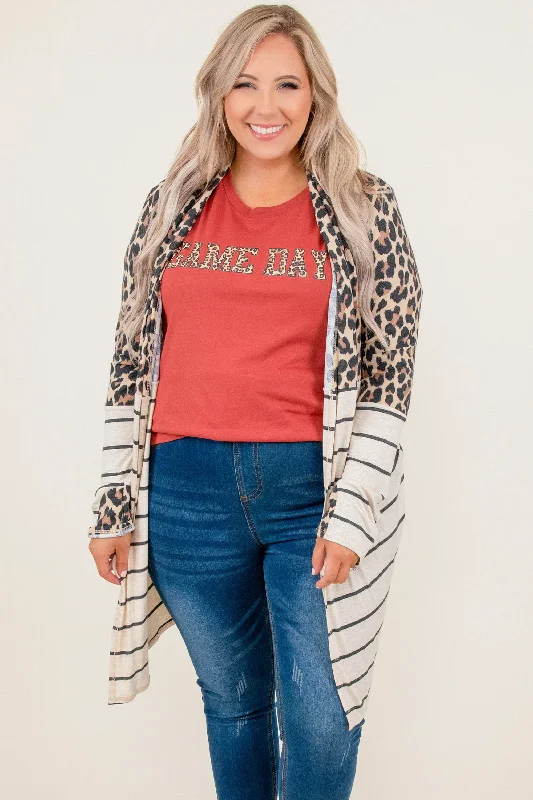 Trendy Layers Follow My Lead Cardigan, White