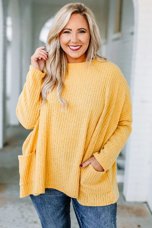 Double-sided Wear Following The Sun Top, Honey