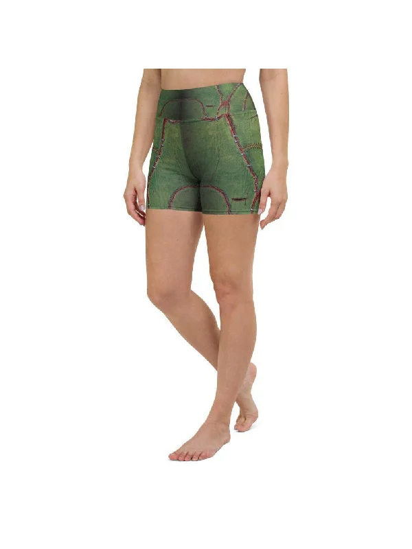Soft Feel Frankenstein Inspired Yoga Shorts