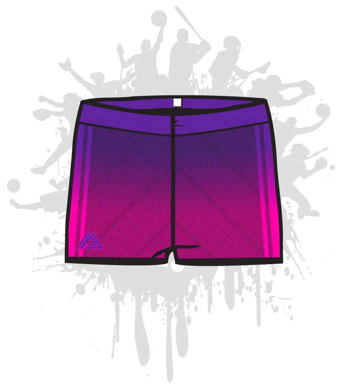Cozy Lifestyle Linear Women's Compression Shorts (13 Colors)