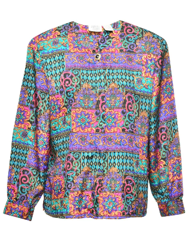 Warm And Comfortable Long Sleeved Blouse - L