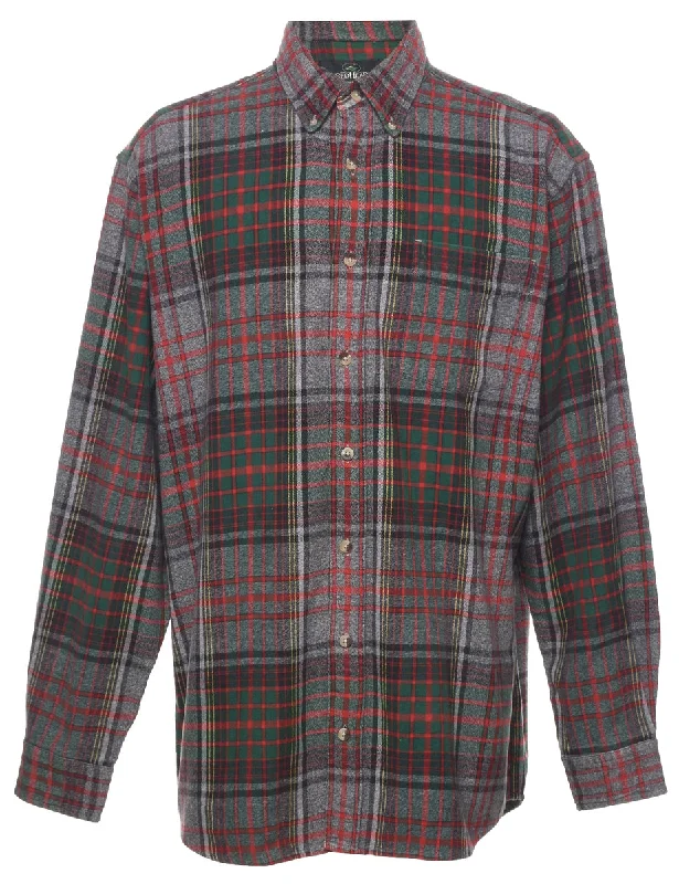 Sweet Breath Long Sleeved Checked Shirt - L