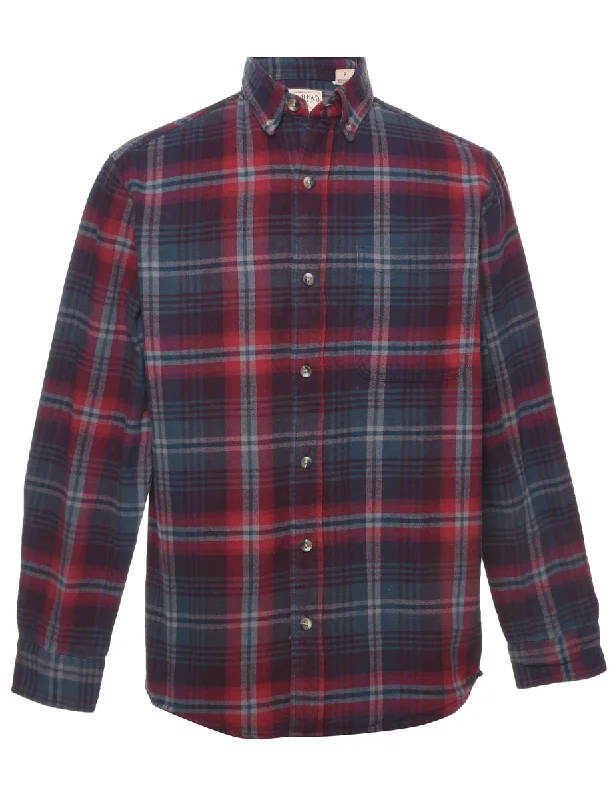 Soft Casuals Long Sleeved Checked Shirt - S