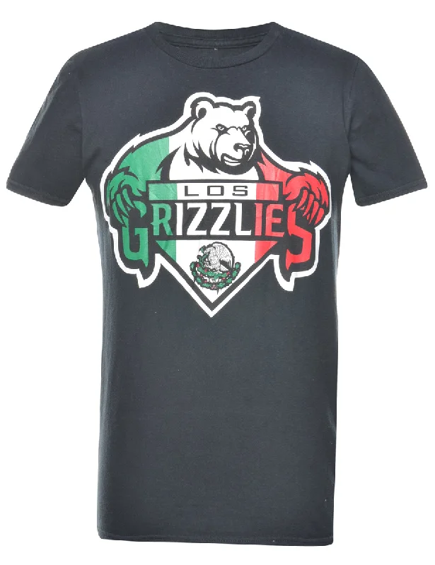 Modern City Los Grizzlie Animal T-shirt - M
