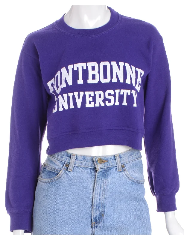 Fashion Style Louise Cropped Original Sports Sweatshirt - S