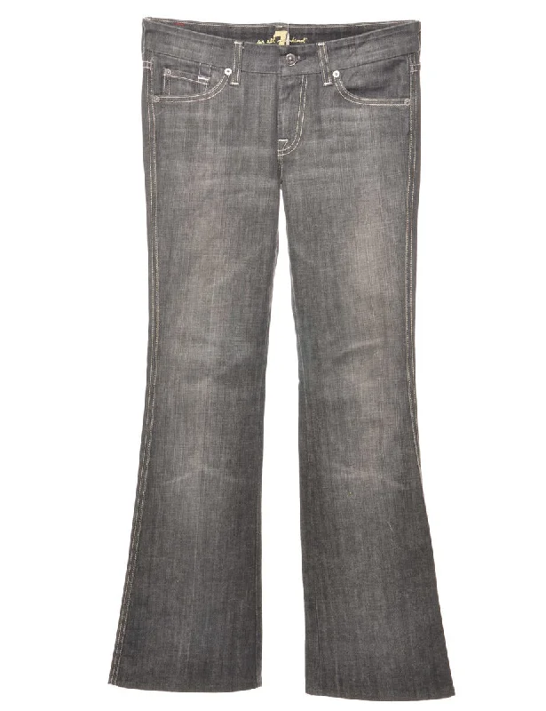 Lively And Youthful Low Rise Bootcut Jeans - W30 L34