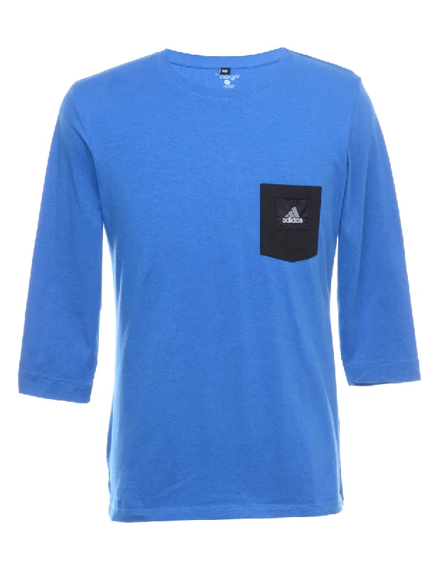 Fashion Must-have Luke Long Sleeve Beyond Retro Reworked Adidas Pocket T-Shirt - XS