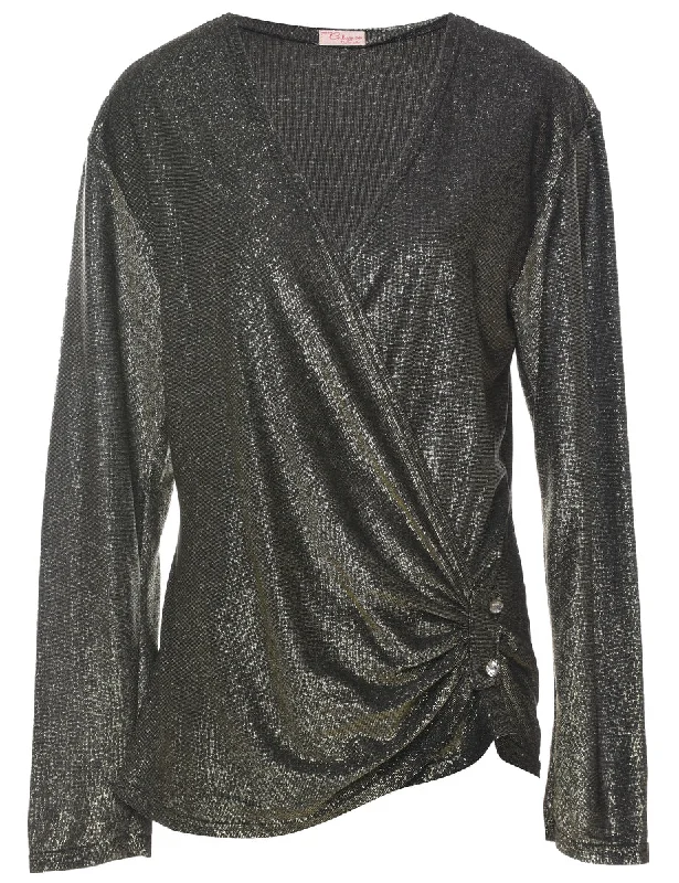 Sports And Leisure Lurex Evening Top - L