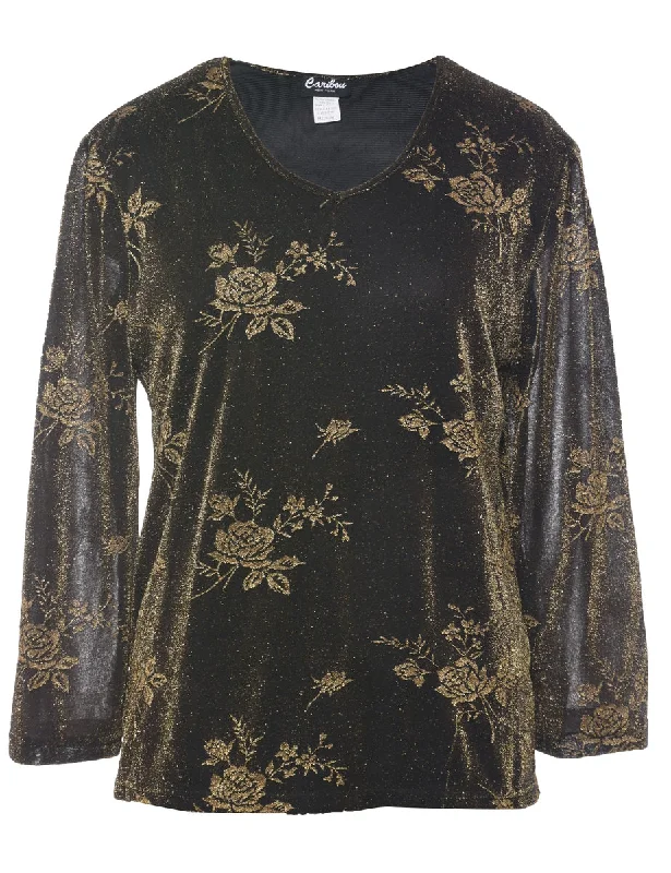 Personalized Series Lurex Evening Top - M
