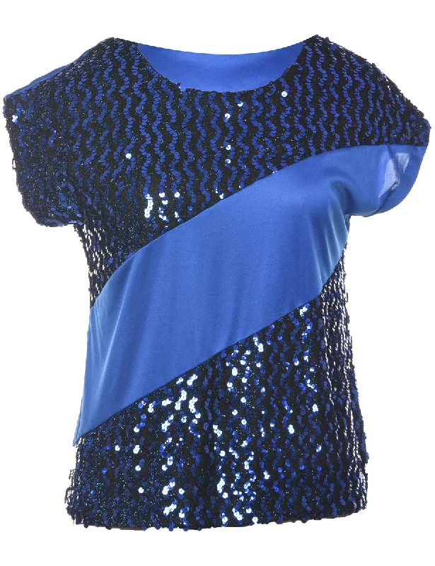 New Products Lurex Evening Top - M