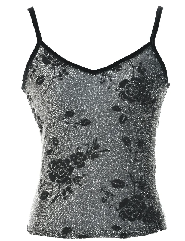 Personal Design Lurex Evening Top - S