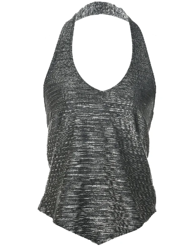 Soft Textures Lurex Evening Top - XS