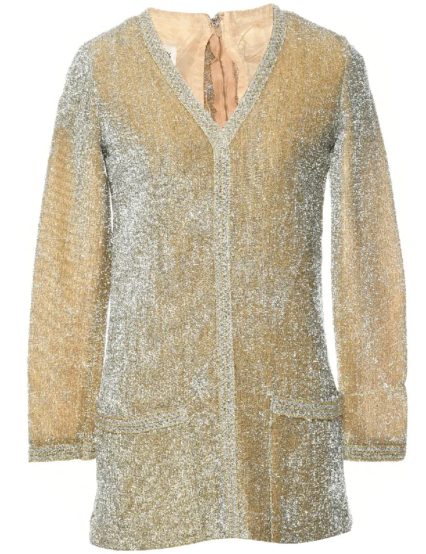 Cozy Look Lurex Evening Top - XS