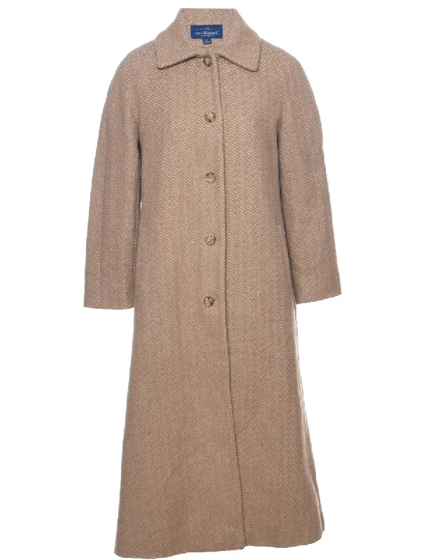Windbreaker fashion Mackintosh Wool Coat - L