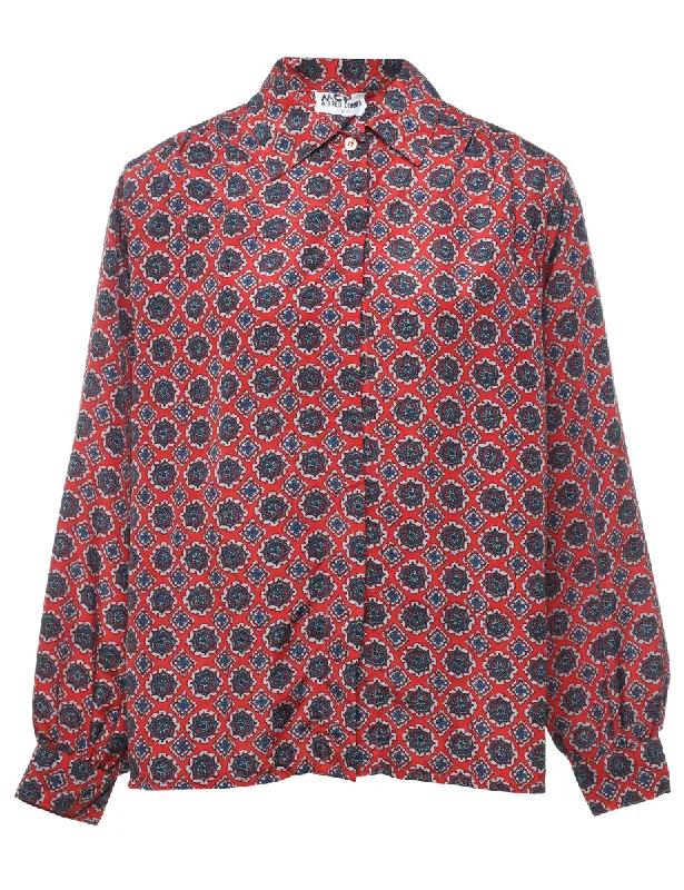 Fresh Wear Medallion Print Blouse - XL