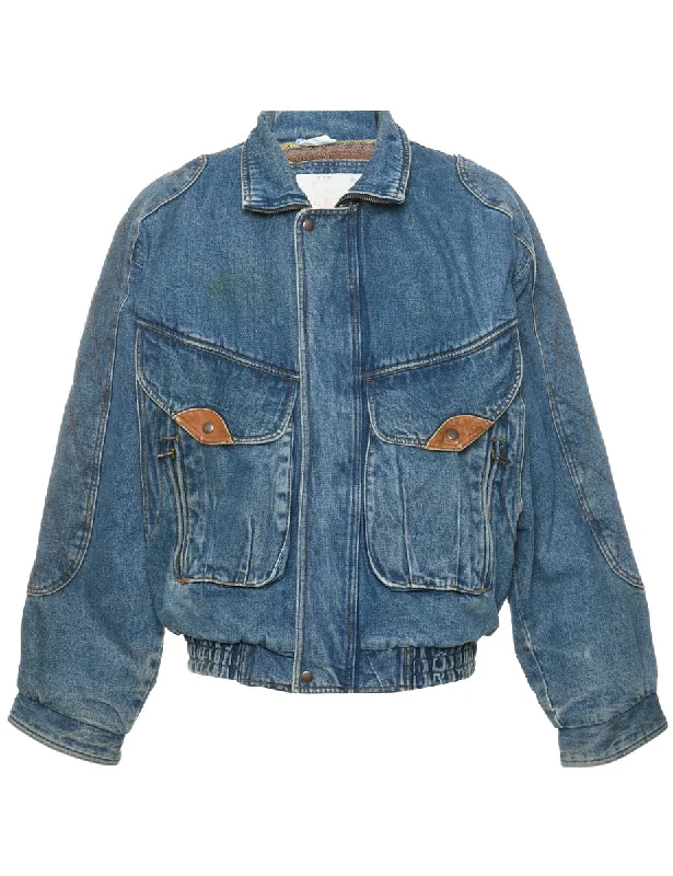 Cozy Outfit Medium Wash Denim Jacket - L