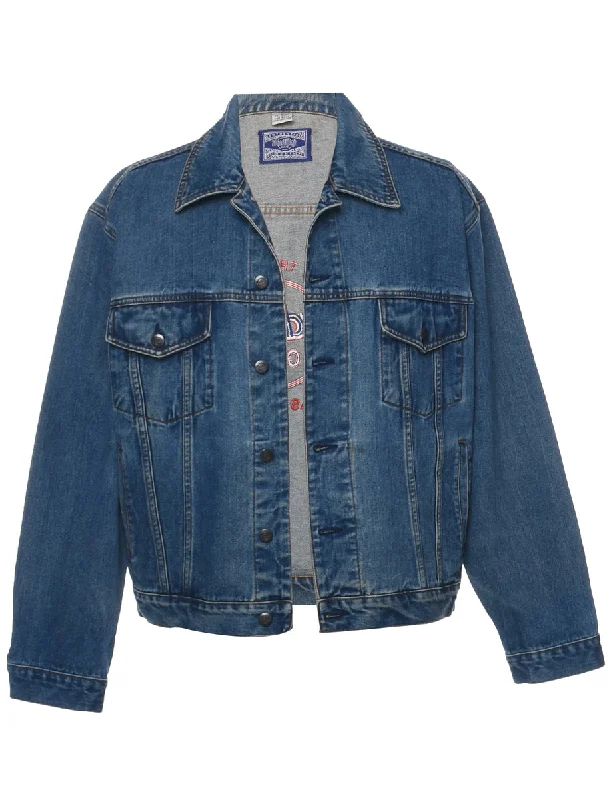 Soft Style Medium Wash Denim Jacket - L