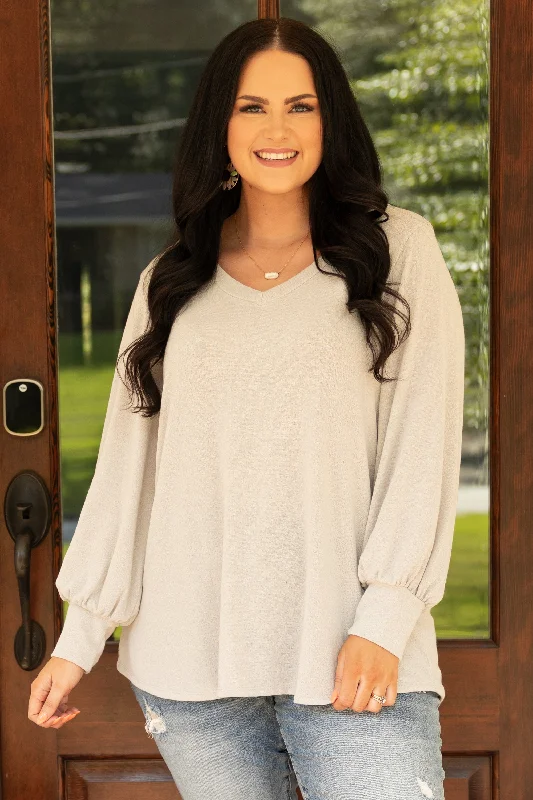 Chic Relaxation My Comfort Sweater, Heather Grey