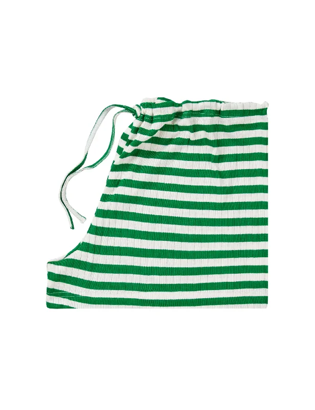 Low-key Luxury NPS Nova Shorts Broadway Colour, Green/Ecru
