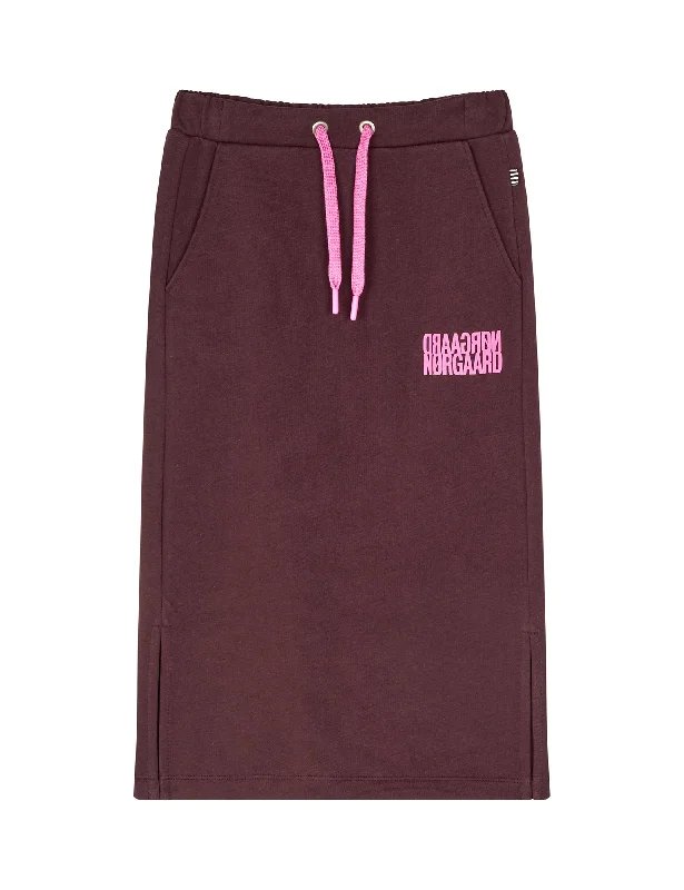 Stunning Fashion Organic Sweat Sheila Skirt, Sassafras