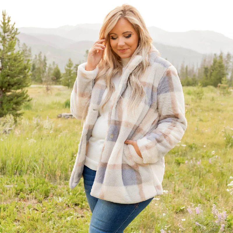 Modern Tailoring Sing It Louder Coat, Plaid
