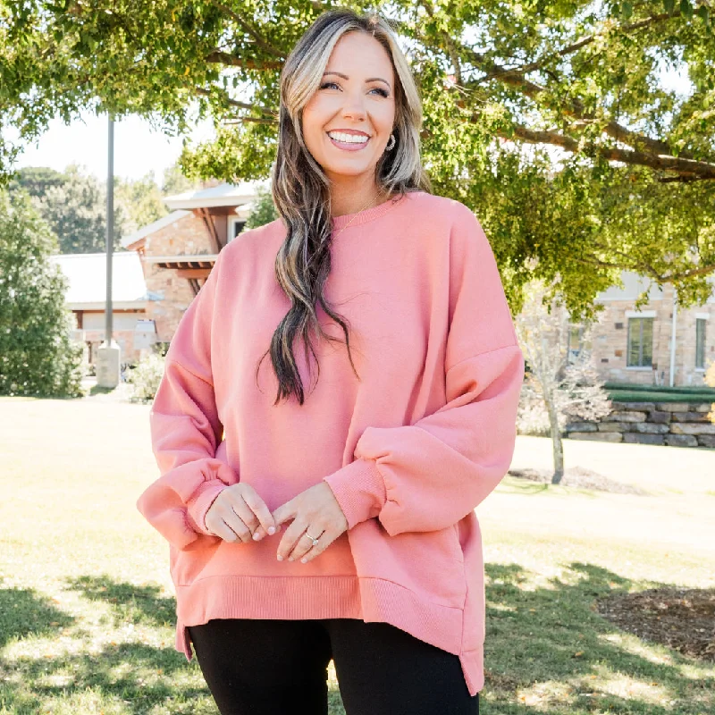 Fashion Style State Of Relaxation Sweatshirt, Desert Rose