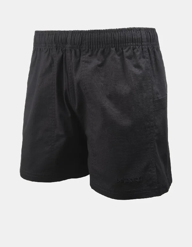 Retro Fashion Station Shorts 3" Jet Black