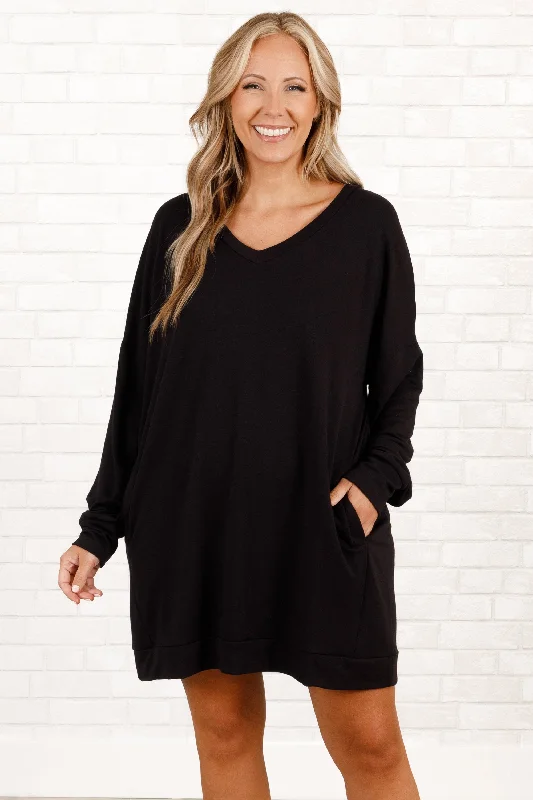 Trendy Traveler Take It All Tunic, Black