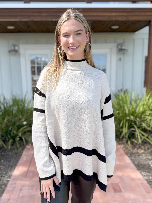 Sports Series The Evvie Sweater-Cream