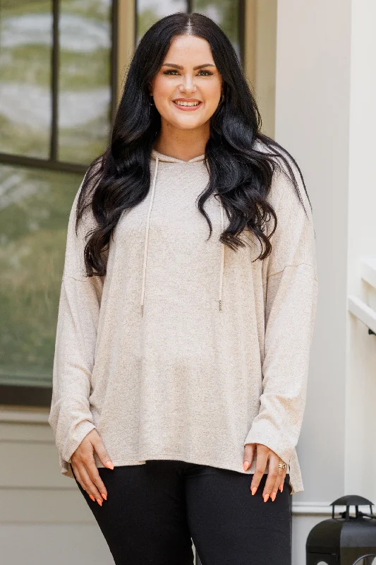 Versatile Wear The Hug Me Tight Hoodie, Mocha