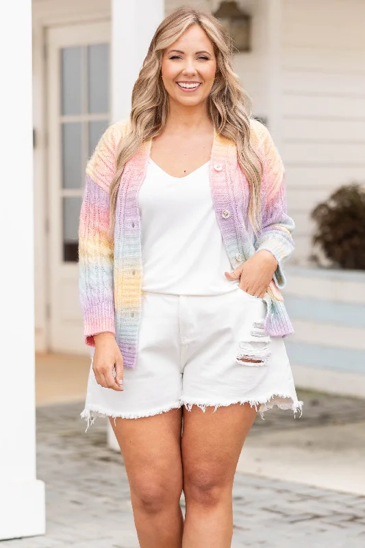 New Products Unbreakable Happiness Cardigan, Multi