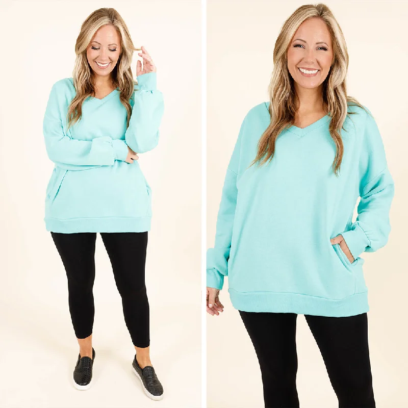 Exquisite Details Very Special Sweatshirt, Mint